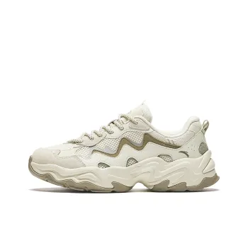 Anta Starlight 2 Breathable Cushioning Wear Resistant Low Top Casual Shoes Women's White Brown