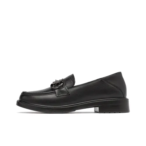 Spider King Loafers 3cm Women's Black