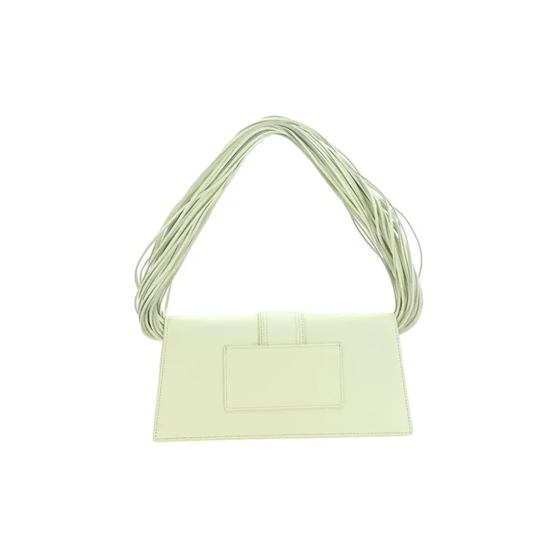 Jacquemus Le Bambino Cow Leather One Shoulder Handbags Women's Light Green-1