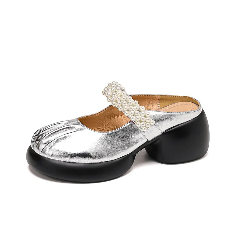 BalletCat Rubber Sole Slip-Resistant Wrap-toe Slippers Women's-10