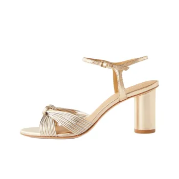 REFORMATION Petra Strap Sandals 7.5cm Women's Gold