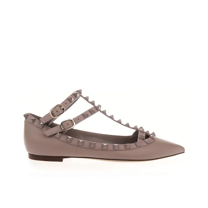 Valentino Rockstud Women's Casual Shoes Women's Pink-1