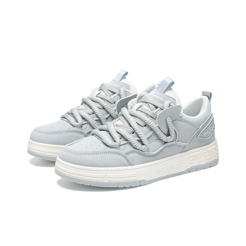 Warrior Height Increasing, Abrasion Resistant, Lightweight, And Breathable Low Top Skateboard Shoes Unisex-39