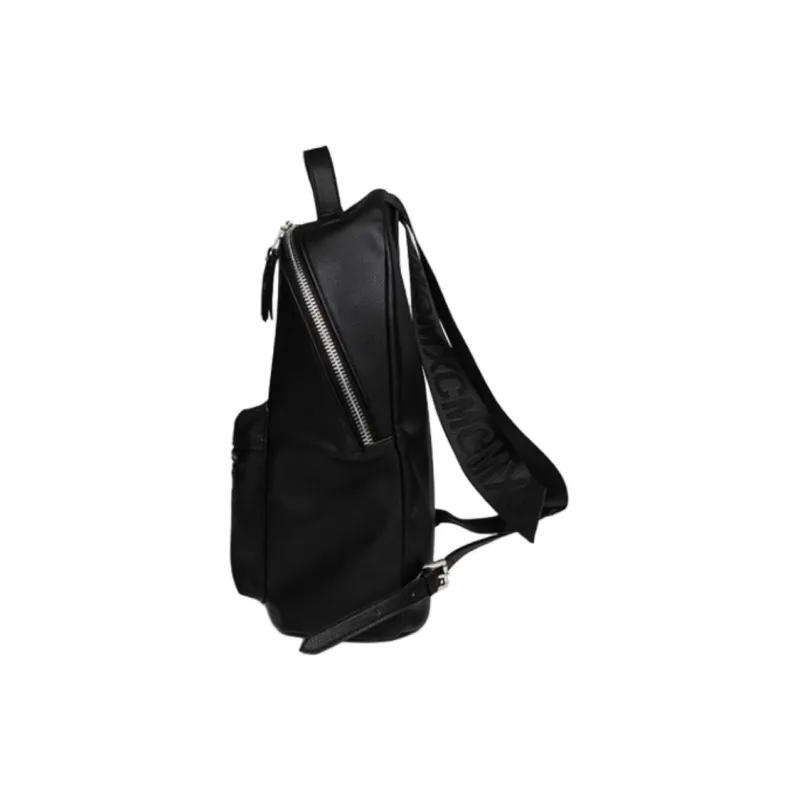 STEVE MADDEN PU Backpack Medium Size Unisex Black/White-1
