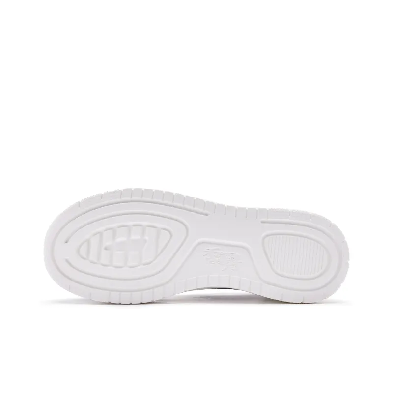 QIAODAN Skateboard Shoes Men Low Top White Blue-4