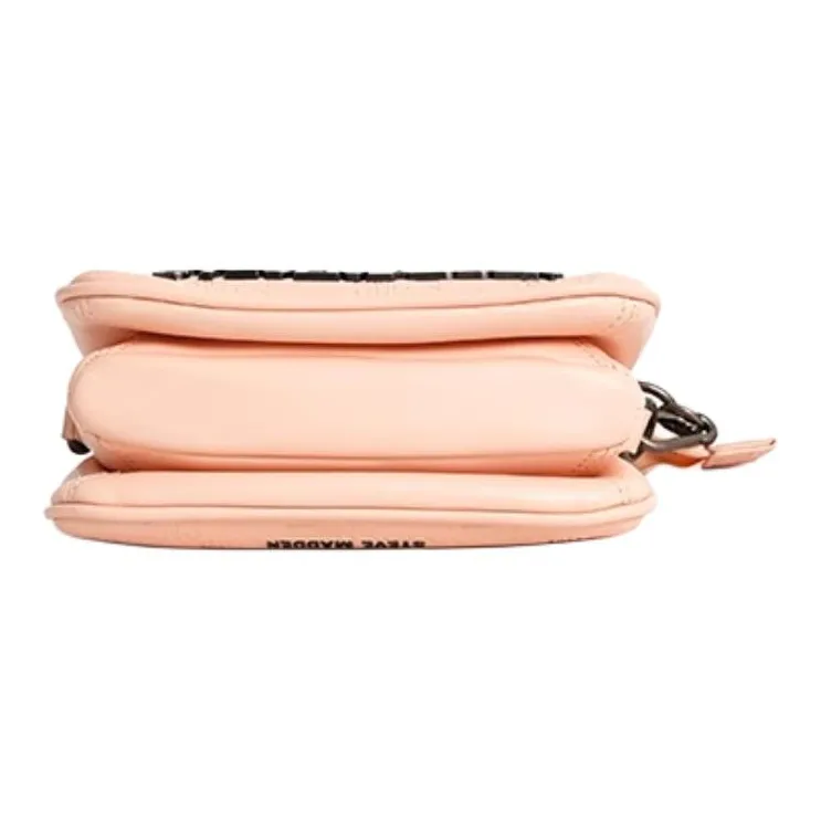 STEVE MADDEN PU Crossbody Bag Shoulder Bag Small Size Women's Light Pink-6