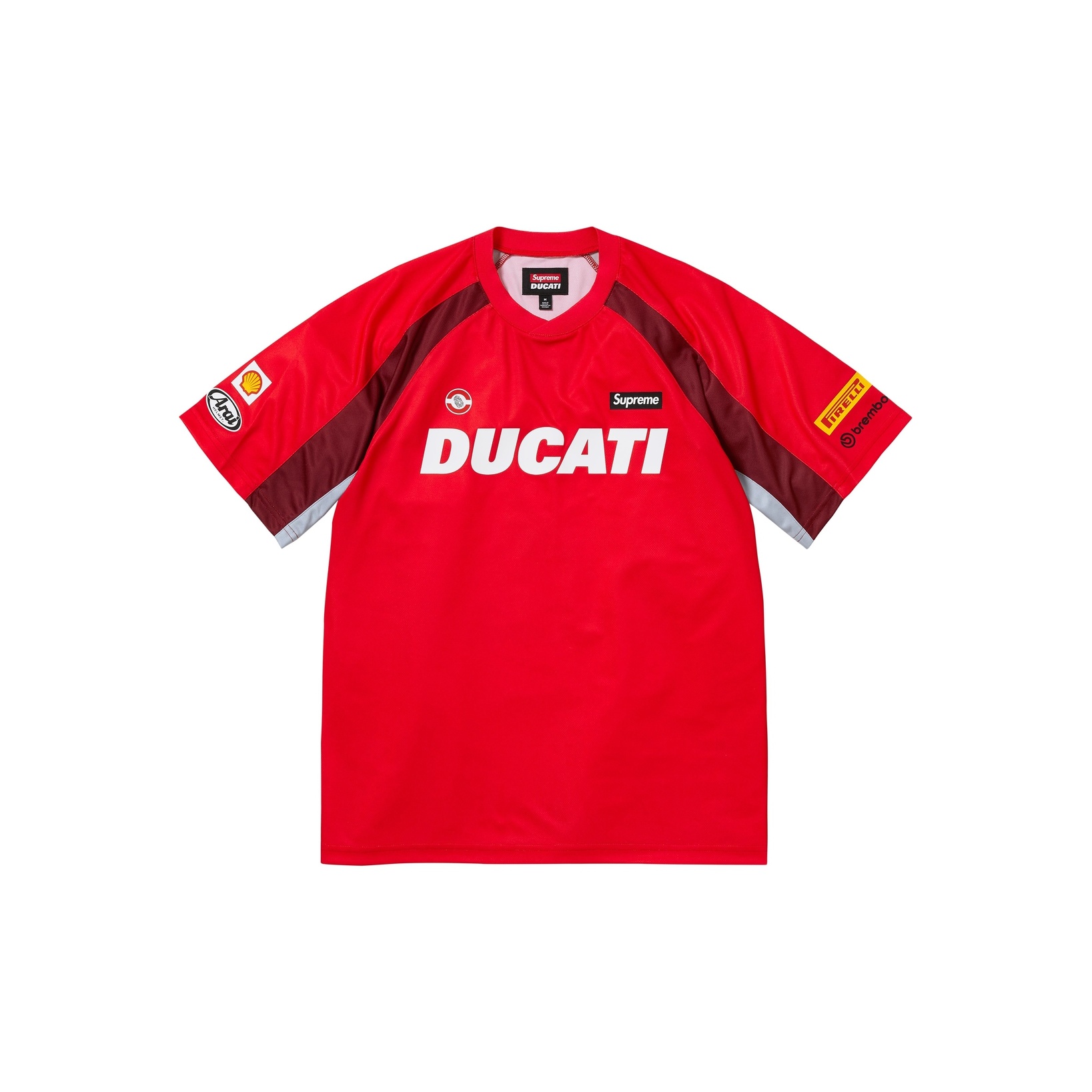 Supreme X DUCATI SS24 WEEK16 Soccer Jersey - Unisex Loose