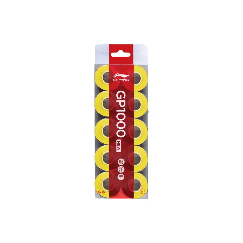 LiNing Badminton Grip Tape PU Badminton Racket Thin 10 Pack-9
