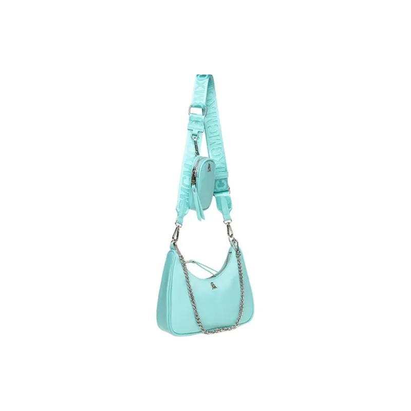 STEVE MADDEN Nylon With Polyester Portable Crossbody Bag Shoulder Bag Medium Size Women's Rose Red/Light Green-6