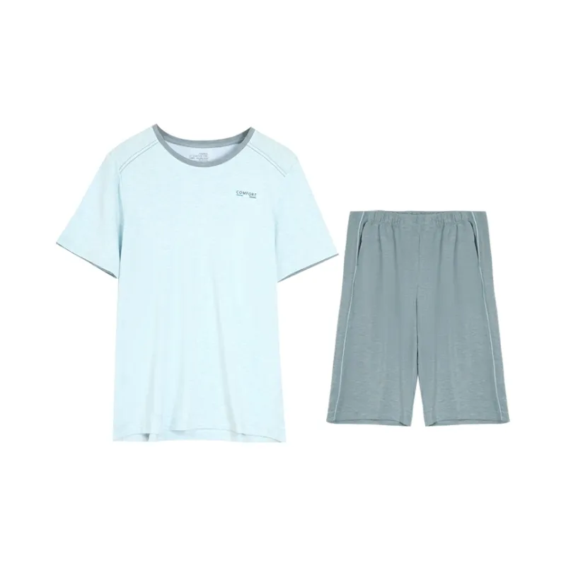 Red Beans At Home Pajama Set Men's-4