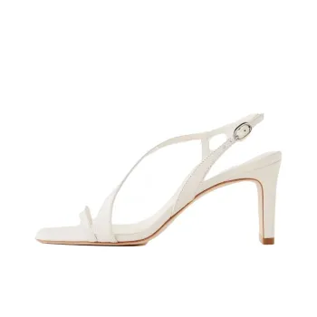 REFORMATION Milo Strap Sandals 7.5cm Women's White