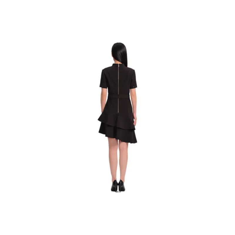 Blood Glitter Short-Sleeved Dresses Women's-0