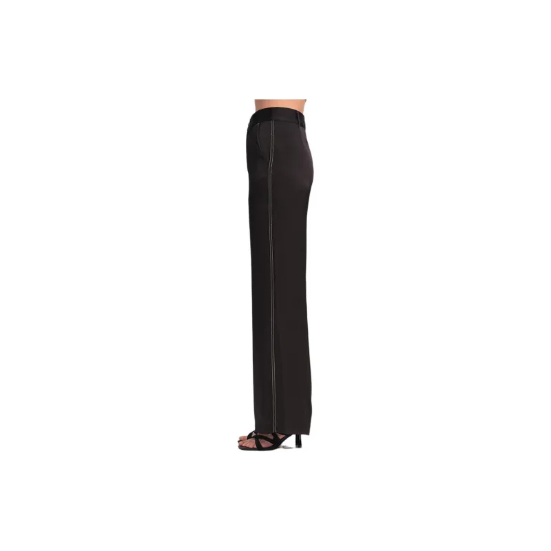 Blood Glitter Casual Pants Women's Black-0