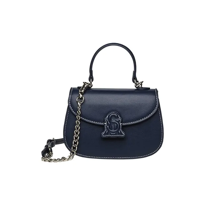 STEVE MADDEN PU Portable Crossbody Bag Shoulder Bag Medium Size Women's Snake Pattern/Blue-5