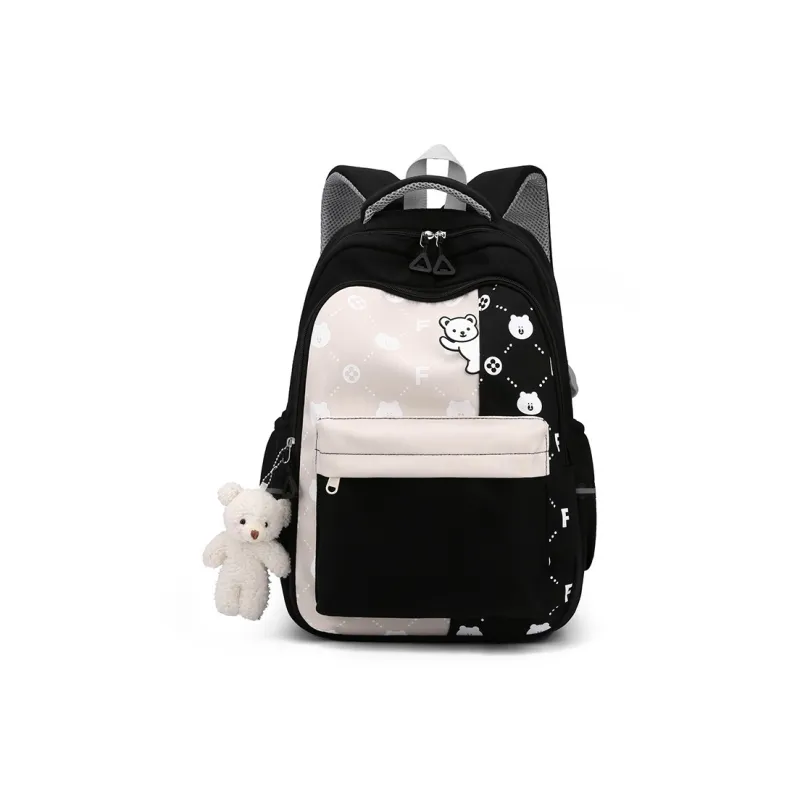Natural Fish Nylon Backpack Unisex-5