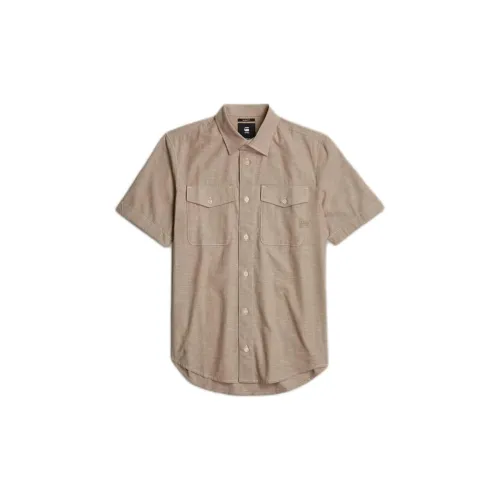 G-STAR RAW Shirts Men Light Brown