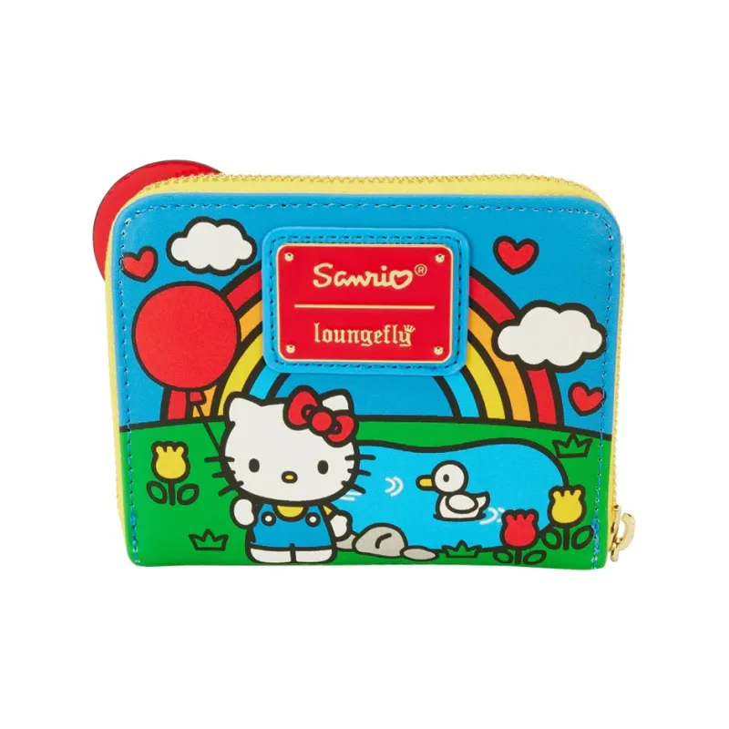 Sanrio Loungefly Collaboration Artificial Leather Wallet Women's Blue & Multicolor-2