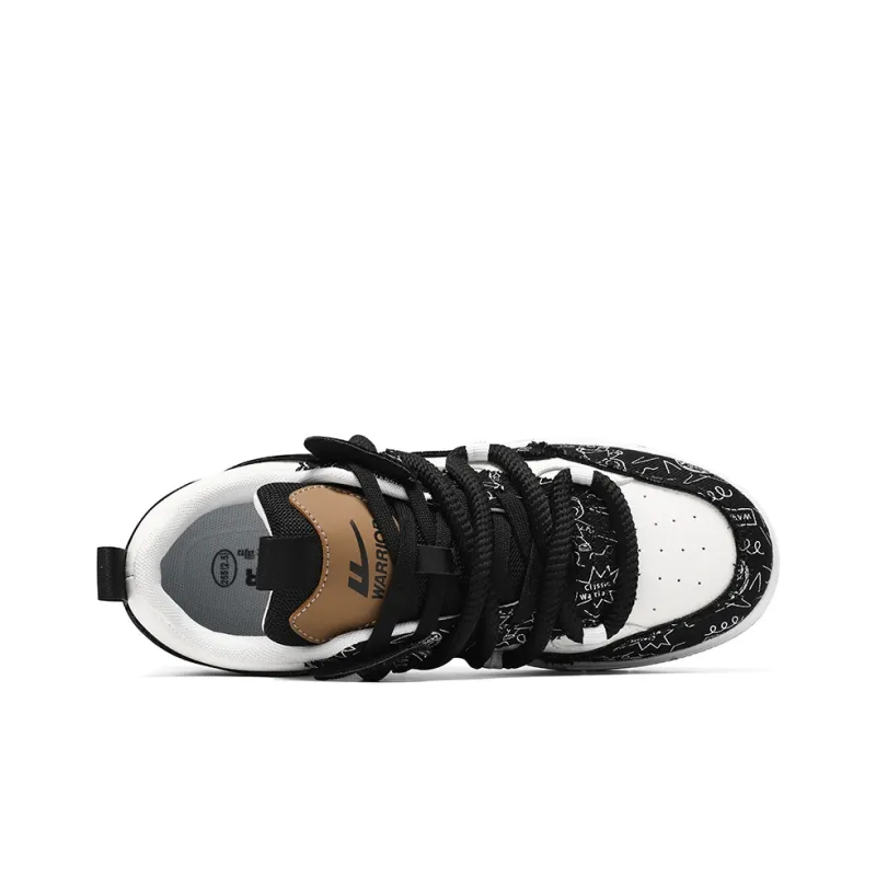 Warrior Height Increasing, Abrasion Resistant, Lightweight, And Breathable Low Top Skateboard Shoes Unisex-59