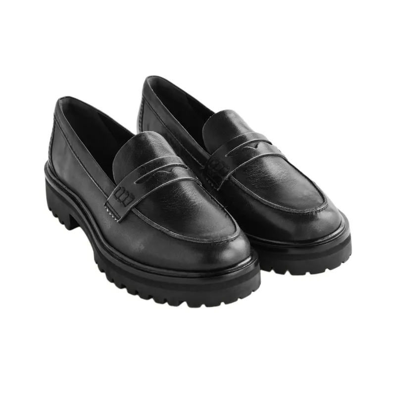 REFORMATION Agathea Loafers 3.5cm Women's Black-2