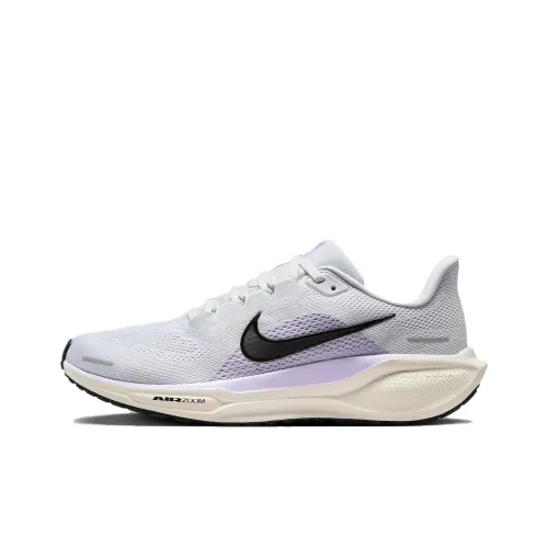 Nike Pegasus 41 Running Shoes Women's Low-Top Yellow/Purple/Gray