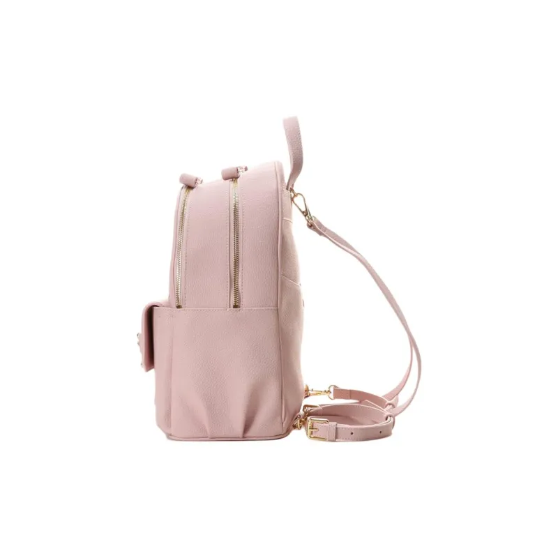 SAMANTHA THAVASA Synthetic Leather Backpack Large Size Women's Pink Beige-1
