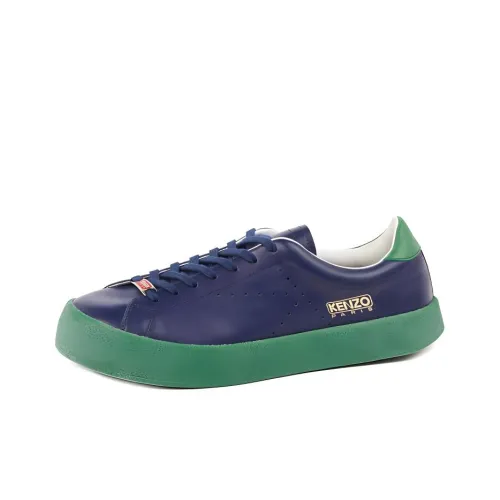 KENZO Skateboard Shoes Men Low-Top Blue