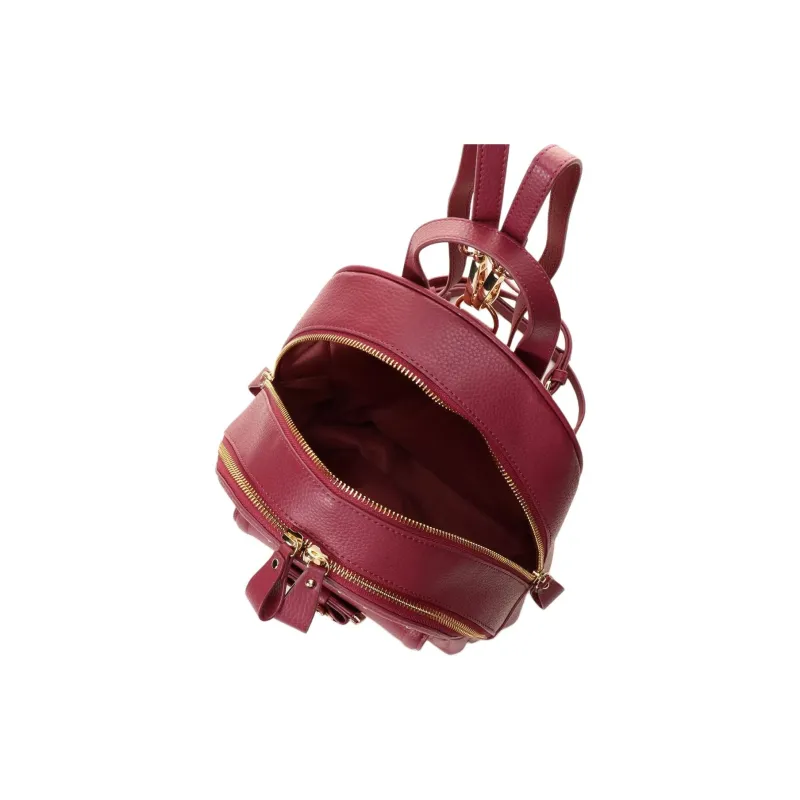 SAMANTHA THAVASA Synthetic Leather Backpack Small Size Women's Fuchsia-3