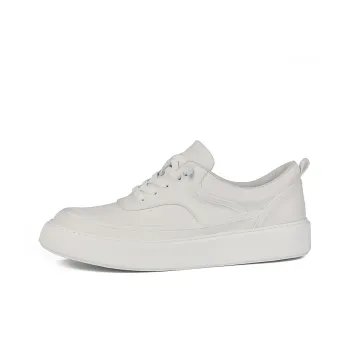 Thai Points Anti Slip Wear Resistant Low Top Skateboard Shoes Men's White