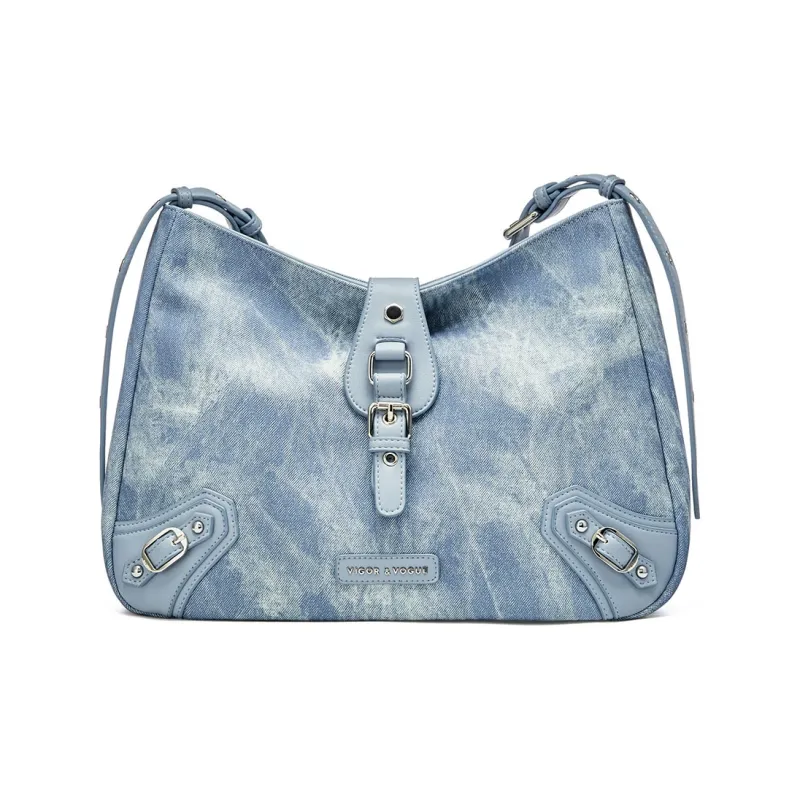 JOSINY PU Shoulder Bag Regular Women's Gray Blue/Cameo Brown Pink-0