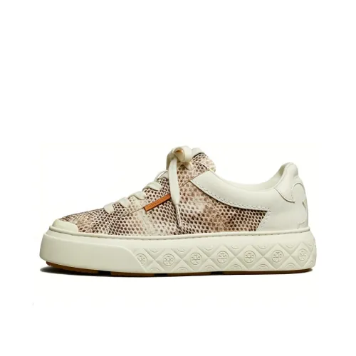 TORY BURCH Ladybug SNEAKER Low-Top Skateboard Shoes Women's Beige Brown