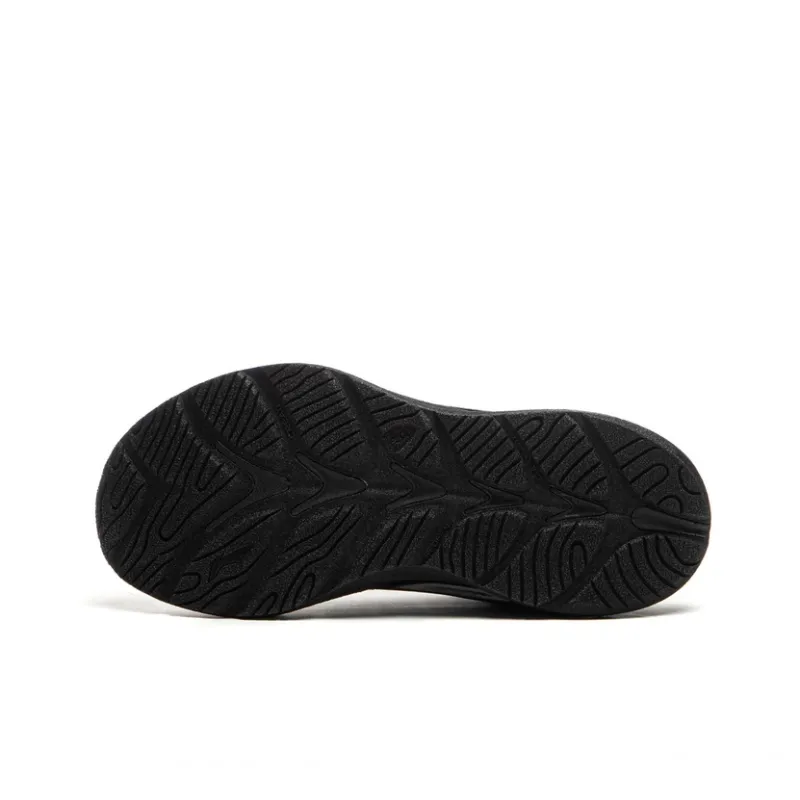 LiNing Curved CRC Anti Slip Wear Resistant Low Top Casual Shoes Women's Black-6