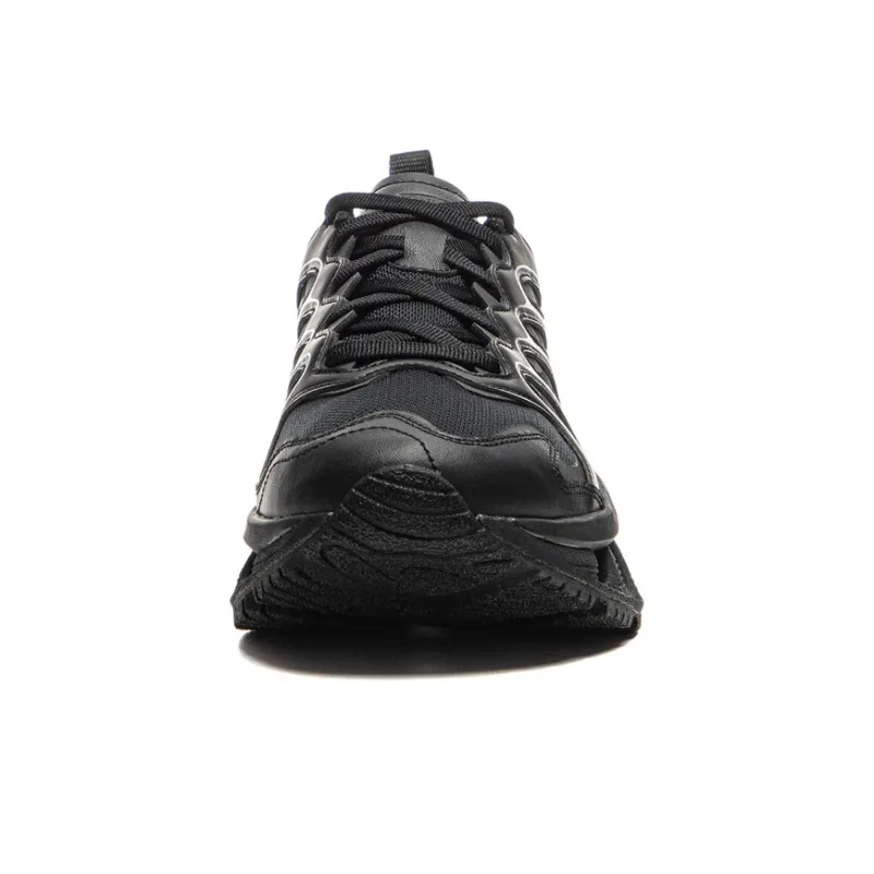 LiNing Curved CRC Anti Slip Wear Resistant Low Top Casual Shoes Women's Black-4