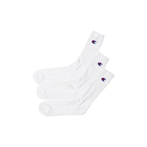 Champion SS24 Knee-High Socks Men's 3 Pack White