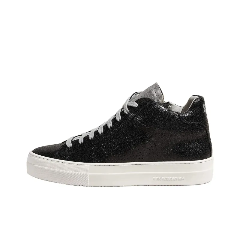 P448 Mid-Top Skateboard Shoes Women's Black-0