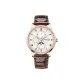 Rose Case White Dial Brown Leather+Ecru Box