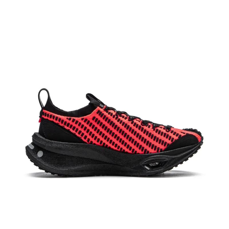 LiNing Anti Slip Wear Resistant Low Top Casual Shoes Unisex Red Black-1