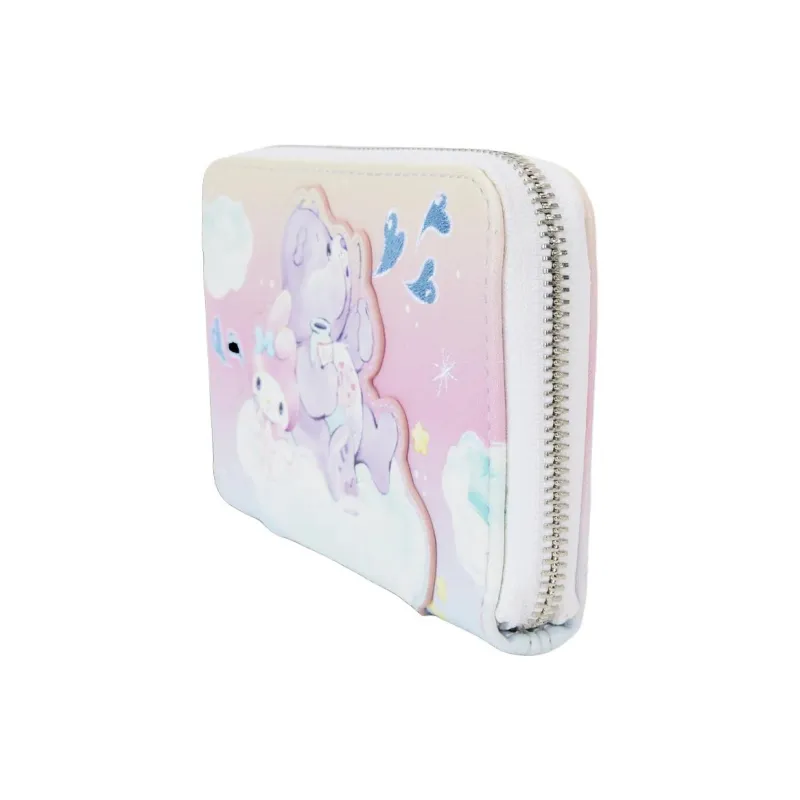 Sanrio Care Bears Collaboration Vegan Leather Wallet Women's White Pink-1