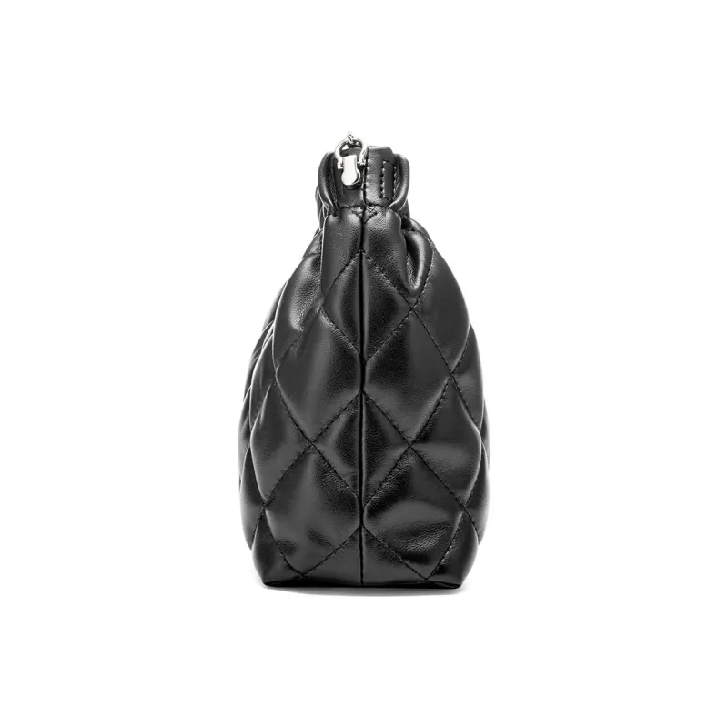 JOSINY PU Bucket Bag, Shoulder Bag Regular Women's Black/Ecru/Nude Pink-1