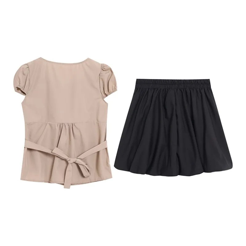 WOWI Two Piece Skirt Sets Women's-1