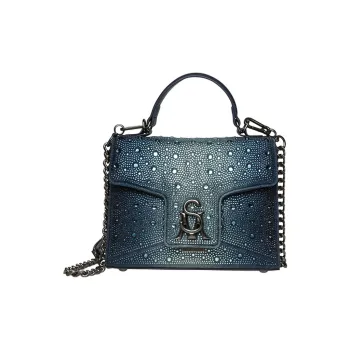STEVE MADDEN Fabric Handbag Shoulder Bag Crossbody Bag Large Size Women's Denim Blue