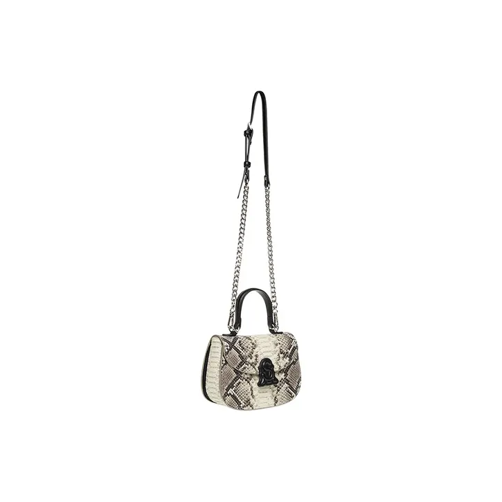 STEVE MADDEN PU Portable Crossbody Bag Shoulder Bag Medium Size Women's Snake Pattern/Blue-1