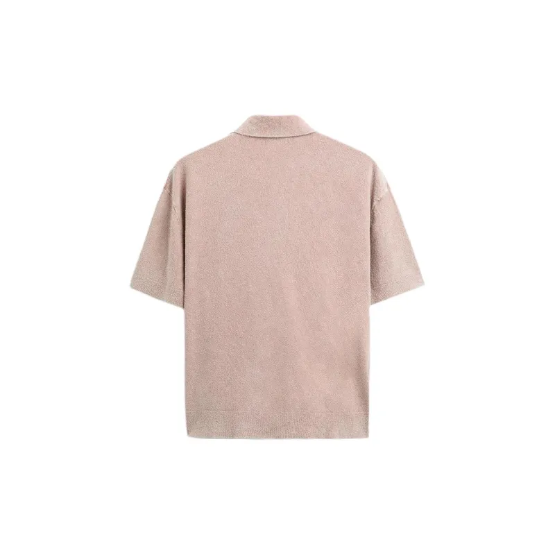 ZARA Polo Shirt Men's Light Pink-1