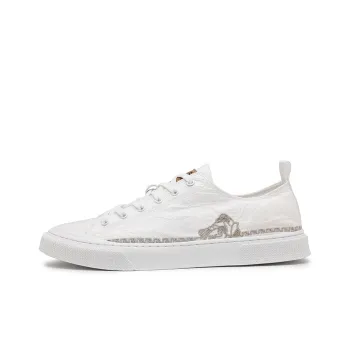 Abango Casual Shoes Men Low Top White/Black