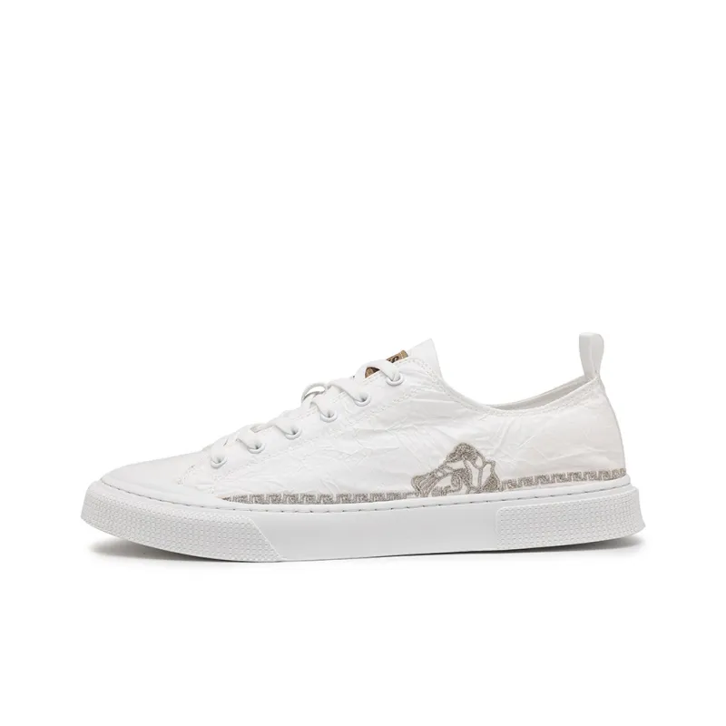 Abango Casual Shoes Men Low Top White/Black-0