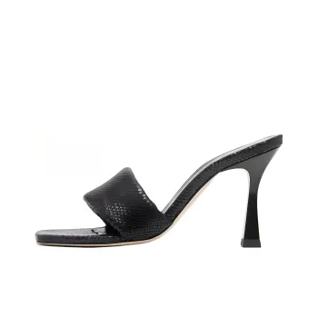 IRO NIGHT 95mm Yolanda Snakeskin-effect Leather Mules Women's