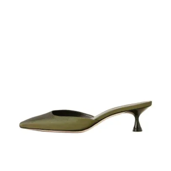 REFORMATION Closed Toe Slippers 5cm Women's Green