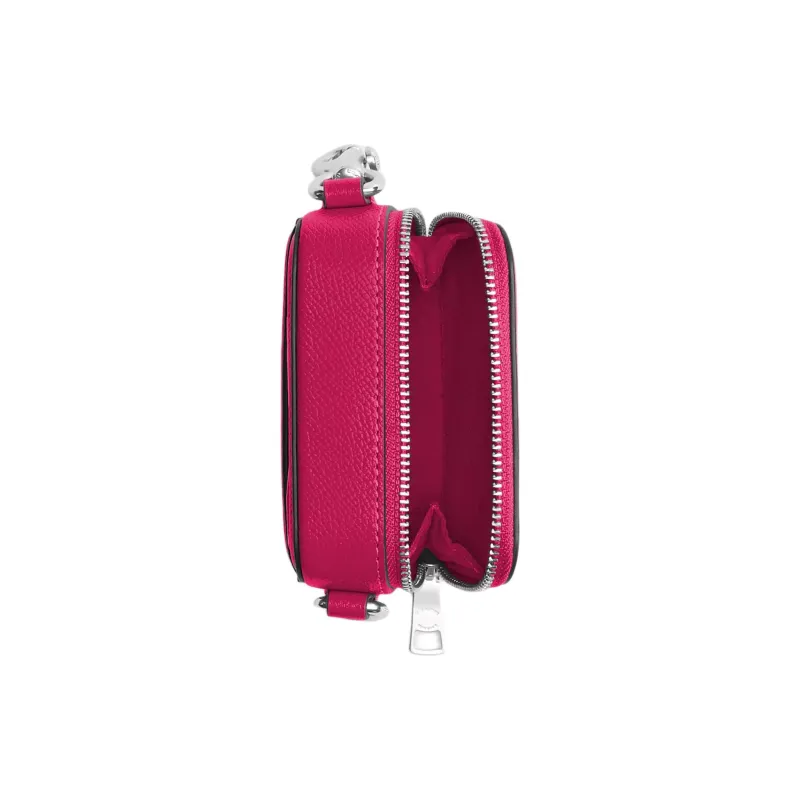 COACH Cross Grain Leather Shoulder Bag, Crossbody Bag Mini Men's Dragon Fruit-1