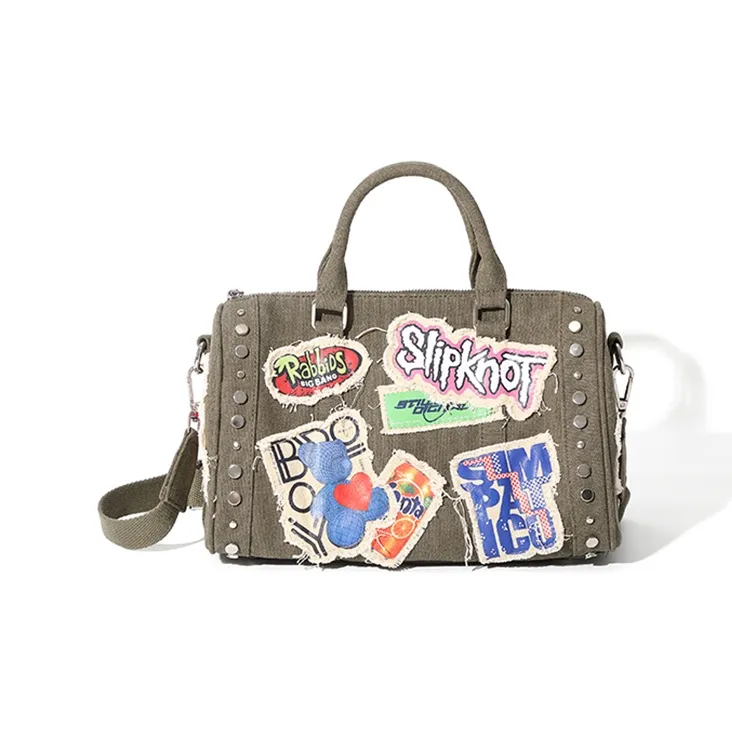 MASTER CANVAS Canvas Canvas Bag Handbag Shoulder Bag Crossbody Bag Regular Women's Gray-0