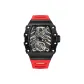 HBR9005 Black Case Red Strap