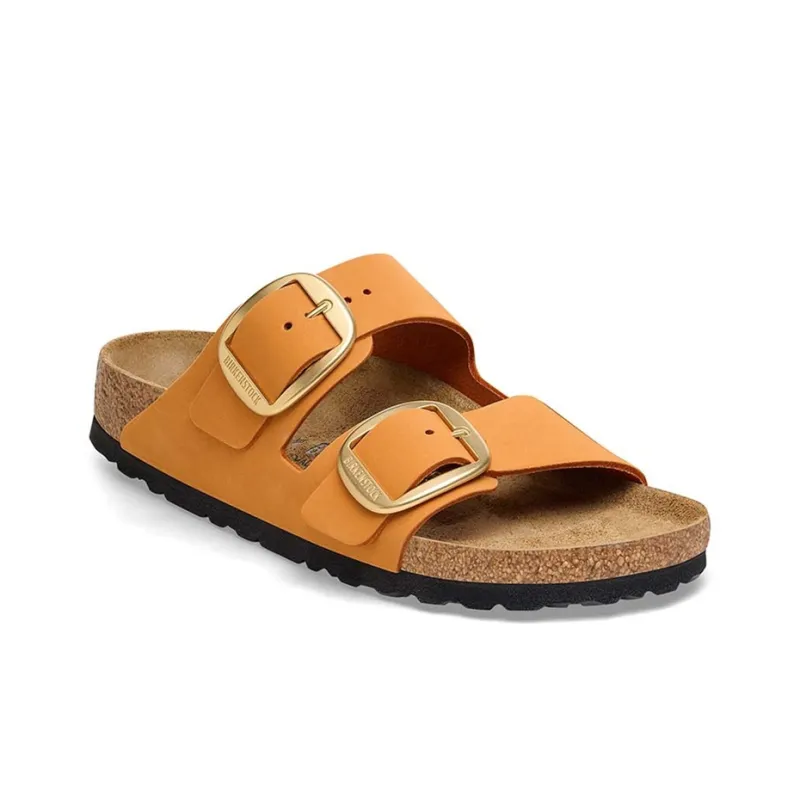 Birkenstock Arizona Slide Slippers Women's Orange Narrow Fit-1